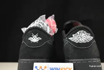 Hyperoad (with TRAVIS accessories) 1 BLACK AIR LOW OG SCOTT JORDAN X  BLACK 0623